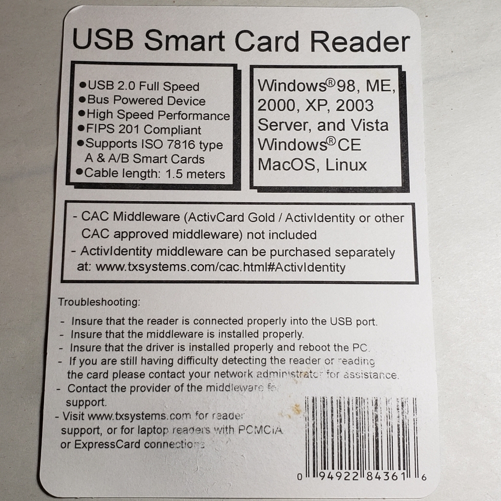 USB Smart Card Reader - Picture 6 of 8